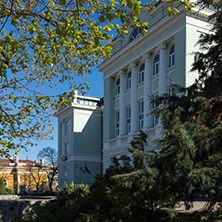 SHUMEN, BULGARIA - APRIL 10, 2017:  Building of Courthouse in city of Shumen, Bulgaria