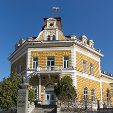 SHUMEN, BULGARIA - APRIL 10, 2017:  Building of Military Club in city of Shumen, Bulgaria