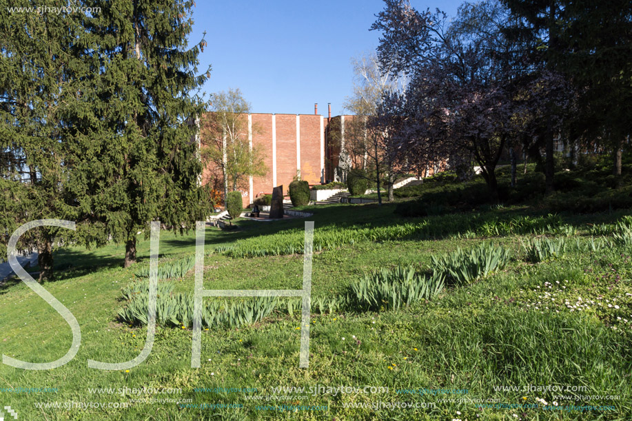 SHUMEN, BULGARIA - APRIL 10, 2017:  Building of Art Gallery in city of Shumen, Bulgaria