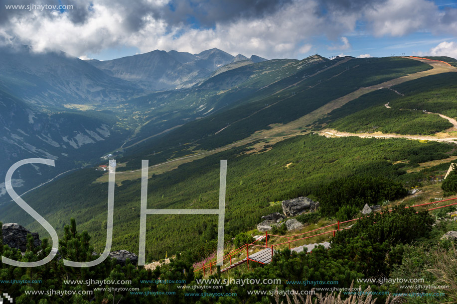 Rila Mountain, Yastrebets, View towards Markudzhitsite and Musala peak, Bulgaria