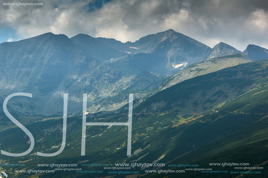 Rila Mountain, Yastrebets, View towards Markudzhitsite and Musala peak, Bulgaria