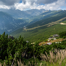 Rila Mountain, Yastrebets, View towards Markudzhitsite and Musala peak, Bulgaria