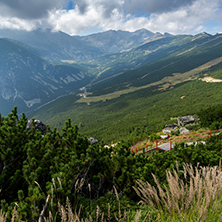 Rila Mountain, Yastrebets, View towards Markudzhitsite and Musala peak, Bulgaria