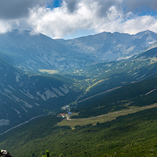 Rila Mountain, Yastrebets, View towards Markudzhitsite and Musala peak, Bulgaria