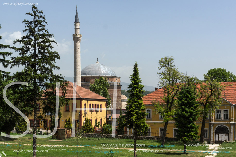 SKOPJE, REPUBLIC OF MACEDONIA - 13 MAY 2017: Mustafa Pasha"s Mosque in Skopje, Republic of Macedonia