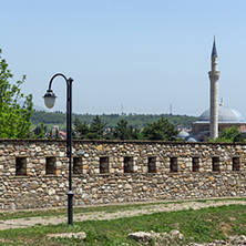 SKOPJE, REPUBLIC OF MACEDONIA - 13 MAY 2017: Skopje fortress (Kale fortress) in the Old Town, Republic of Macedonia