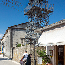 LEFKADA TOWN, GREECE - JULY 17, 2014: Old Orthodox church in  Lefkada town, Ionian Islands, Greece