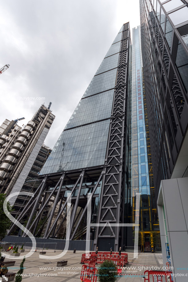 LONDON, ENGLAND - JUNE 18, 2016: Amazing view of Business Building in City of London, Great Britain