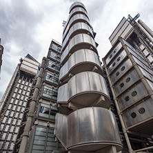 LONDON, ENGLAND - JUNE 18, 2016: Amazing view of Business Building in City of London, Great Britain