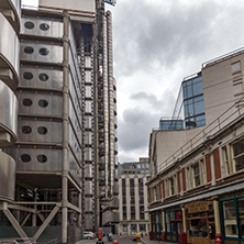 LONDON, ENGLAND - JUNE 18, 2016: Amazing view of Business Building in City of London, Great Britain