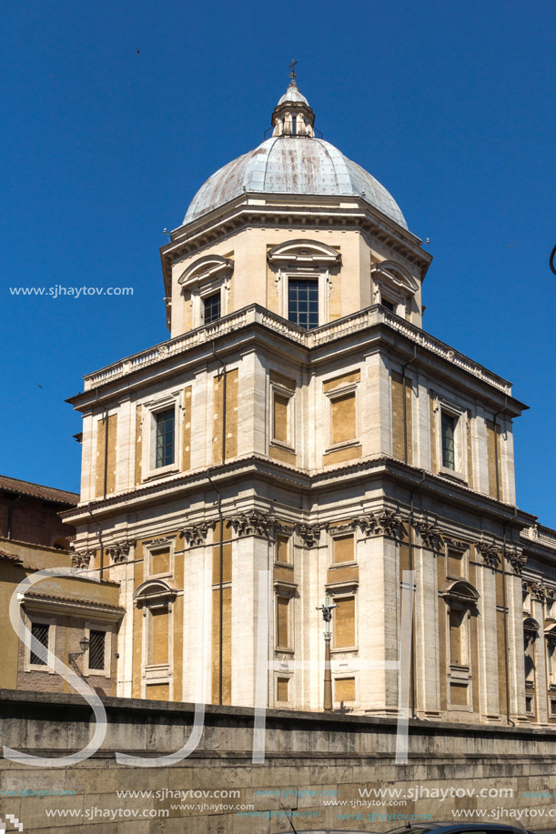 ROME, ITALY - JUNE 22, 2017: Amazing view of Basilica Papale di Santa Maria Maggiore in Rome, Italy
