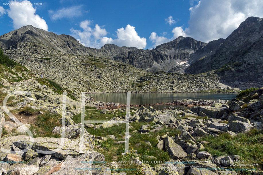 Clear sky over Musala peak and Musalenski lakes,  Rila mountain, Bulgaria