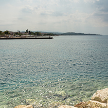 Panoramic view of Nikiti Beach at Sithonia peninsula, Chalkidiki, Central Macedonia, Greece