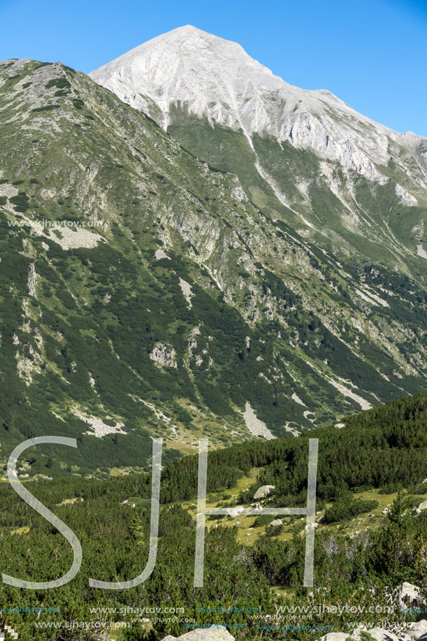Amazing Landscape with Hvoynati and Vihren Peak, Pirin Mountain, Bulgaria