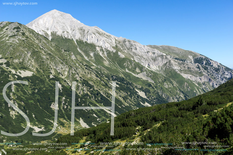 Landscape with Hvoynati and Vihren Peak, Pirin Mountain, Bulgaria