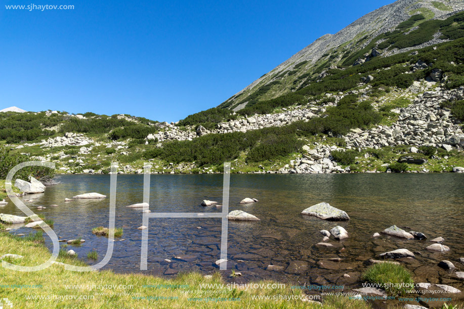 Amazing Panorama of Frog lake, Pirin Mountain, Bulgaria