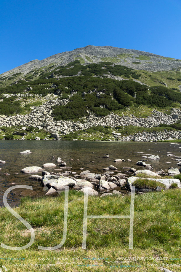 Amazing Panorama of Frog lake, Pirin Mountain, Bulgaria
