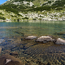 Amazing Panorama of Dalgoto (The Long ) lake, Pirin Mountain, Bulgaria