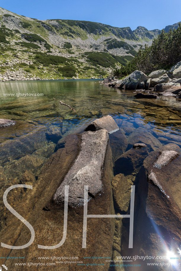 Amazing Panorama of Dalgoto (The Long ) lake, Pirin Mountain, Bulgaria
