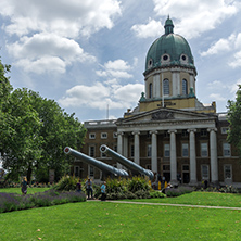 LONDON, ENGLAND - JUNE 19 2016: Amazing view of Imperial War Museum, London, England, United Kingdom