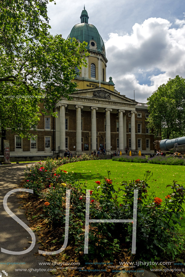 LONDON, ENGLAND - JUNE 19 2016: Amazing view of Imperial War Museum, London, England, United Kingdom