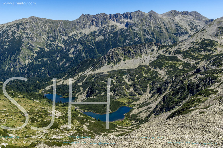 Amazing Landscape of Vasilashki lakes, Pirin Mountain, Bulgaria