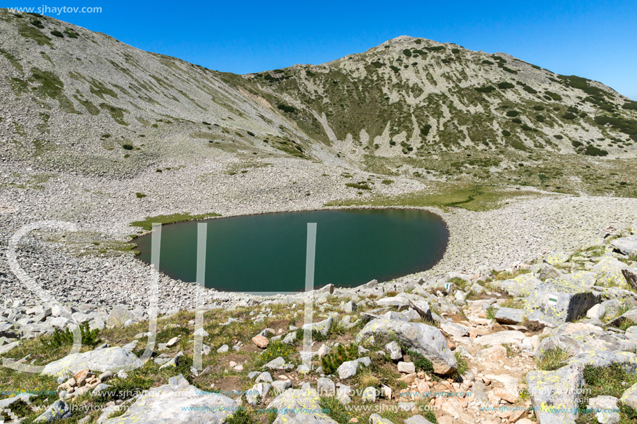 Amazing Landscape with Todorino lake, Pirin Mountain, Bulgaria