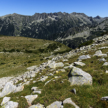 Amazing Landscape with Dzhangal and Polezhan Peaks, Pirin Mountain, Bulgaria