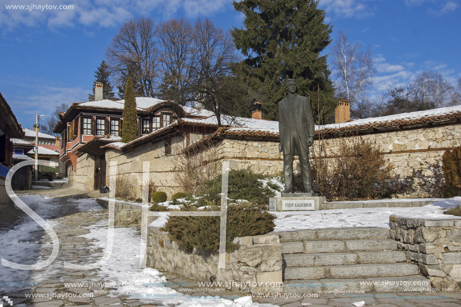 KOPRIVSHTITSA, BULGARIA - DECEMBER 13, 2013: Todor Kableshkov House Museum in historical town of Koprivshtitsa, Sofia Region, Bulgaria