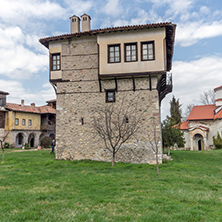 Amazing view of medieval Tower of Angel Voivode in Arapovo Monastery of Saint Nedelya, Plovdiv Region,  Bulgaria