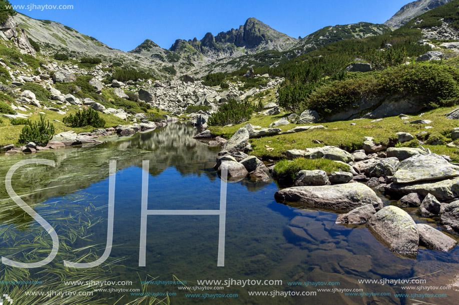 Amazing Landscape with Big Valyavishko Lake and Dzhangal peak, Pirin Mountain, Bulgaria