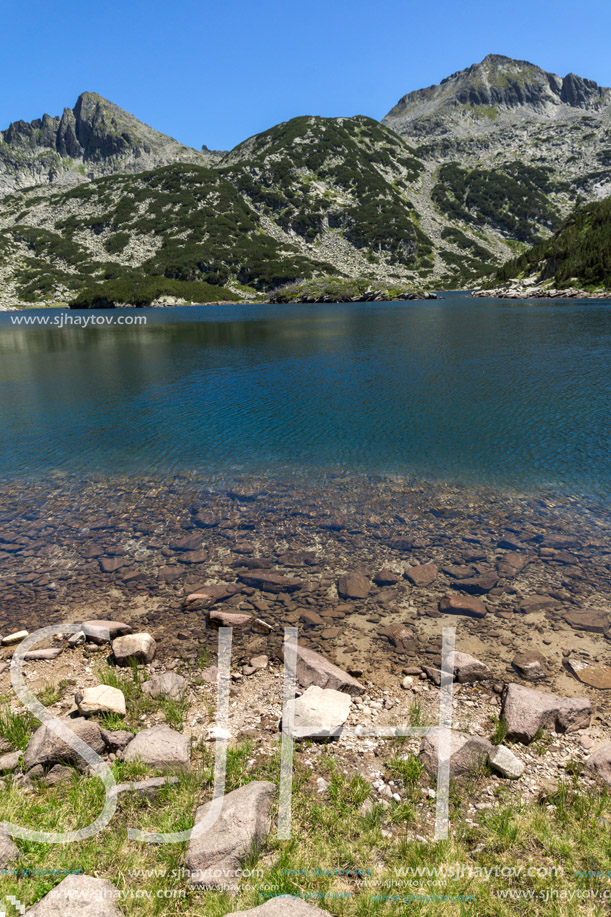 Amazing Landscape with Big Valyavishko Lake and Dzhangal peak, Pirin Mountain, Bulgaria