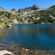 Amazing Landscape with Big Valyavishko Lake and Dzhangal peak, Pirin Mountain, Bulgaria
