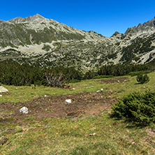 Amazing Landscape with Polezhan and Dzhangal peaks, Pirin Mountain, Bulgaria