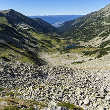 Amazing panorama from Mozgovitsa pass,  Pirin Mountain, Bulgaria