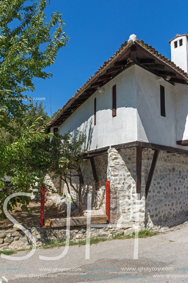 Old houses in village of Rozhen, Blagoevgrad region, Bulgaria