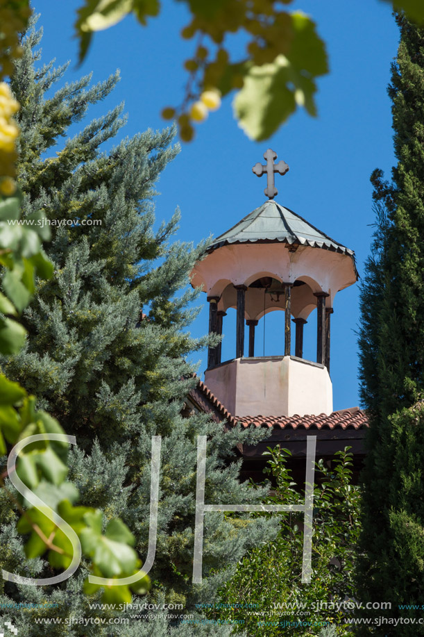 Inside view of  Rozhen Monastery of the Nativity of the Mother of God, Blagoevgrad region, Bulgaria