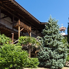 Inside view of  Rozhen Monastery of the Nativity of the Mother of God, Blagoevgrad region, Bulgaria