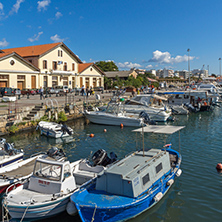 ALEXANDROUPOLI, GREECE - SEPTEMBER 23, 2017:  Port and Panorama to town of Alexandroupoli, East Macedonia and Thrace, Greece