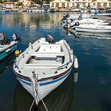 ALEXANDROUPOLI, GREECE - SEPTEMBER 23, 2017:  Port and Panorama to town of Alexandroupoli, East Macedonia and Thrace, Greece