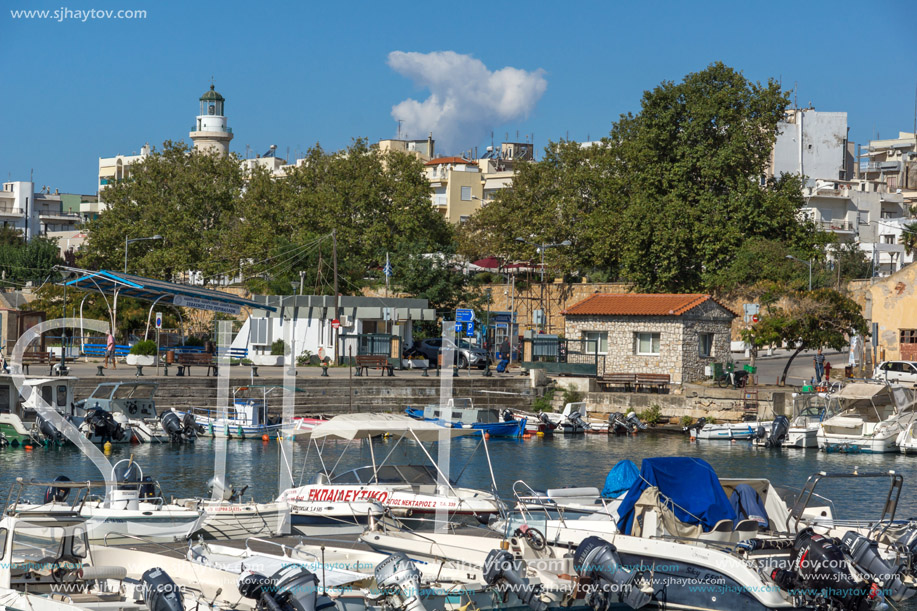 ALEXANDROUPOLI, GREECE - SEPTEMBER 23, 2017:  Port and Panorama to town of Alexandroupoli, East Macedonia and Thrace, Greece