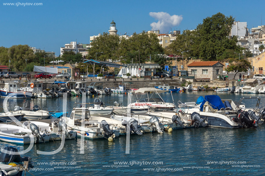 ALEXANDROUPOLI, GREECE - SEPTEMBER 23, 2017:  Port and Panorama to town of Alexandroupoli, East Macedonia and Thrace, Greece