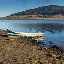 Amazing Autumn Landscape of Batak Reservoir, Pazardzhik Region, Bulgaria