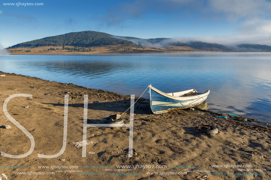 Amazing Autumn Landscape of Batak Reservoir, Pazardzhik Region, Bulgaria