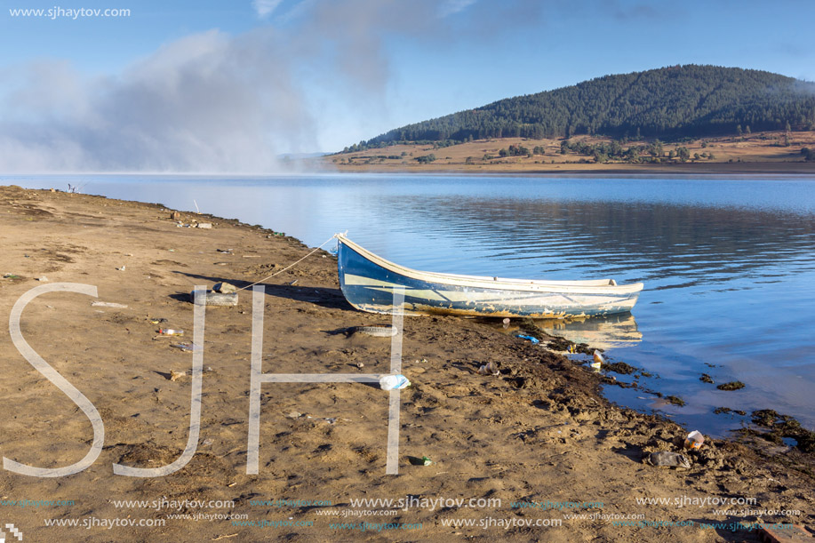 Amazing Autumn Landscape of Batak Reservoir, Pazardzhik Region, Bulgaria