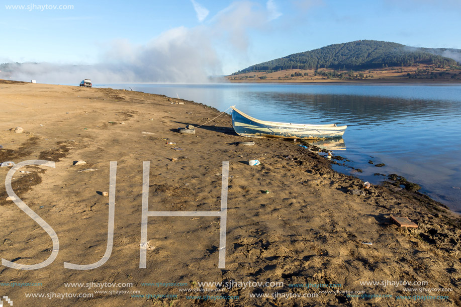 Amazing Autumn Landscape of Batak Reservoir, Pazardzhik Region, Bulgaria