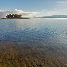 Amazing Autumn Landscape of Batak Reservoir, Pazardzhik Region, Bulgaria