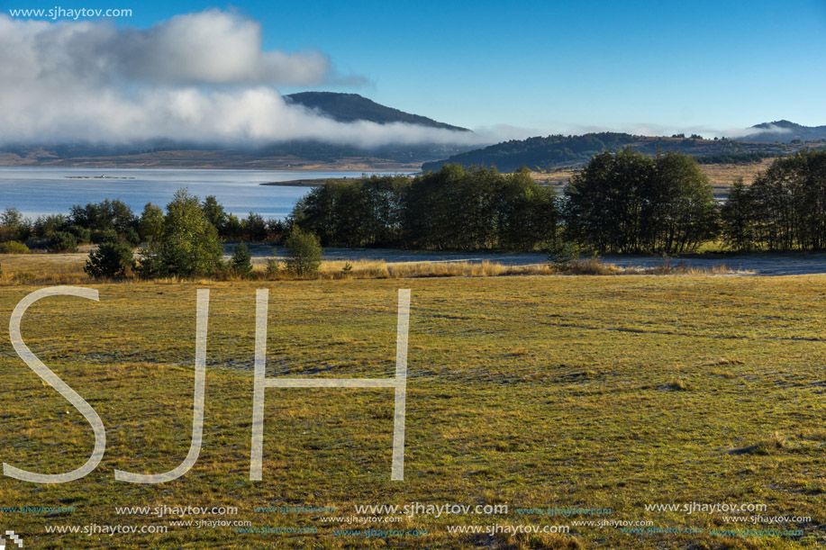 Amazing Autumn Landscape of Batak Reservoir, Pazardzhik Region, Bulgaria