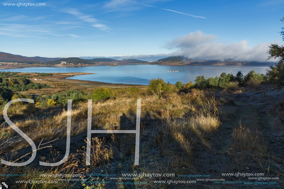 Amazing Autumn Landscape of Batak Reservoir, Pazardzhik Region, Bulgaria