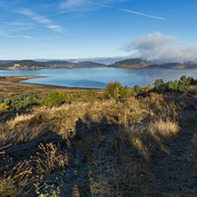 Amazing Autumn Landscape of Batak Reservoir, Pazardzhik Region, Bulgaria